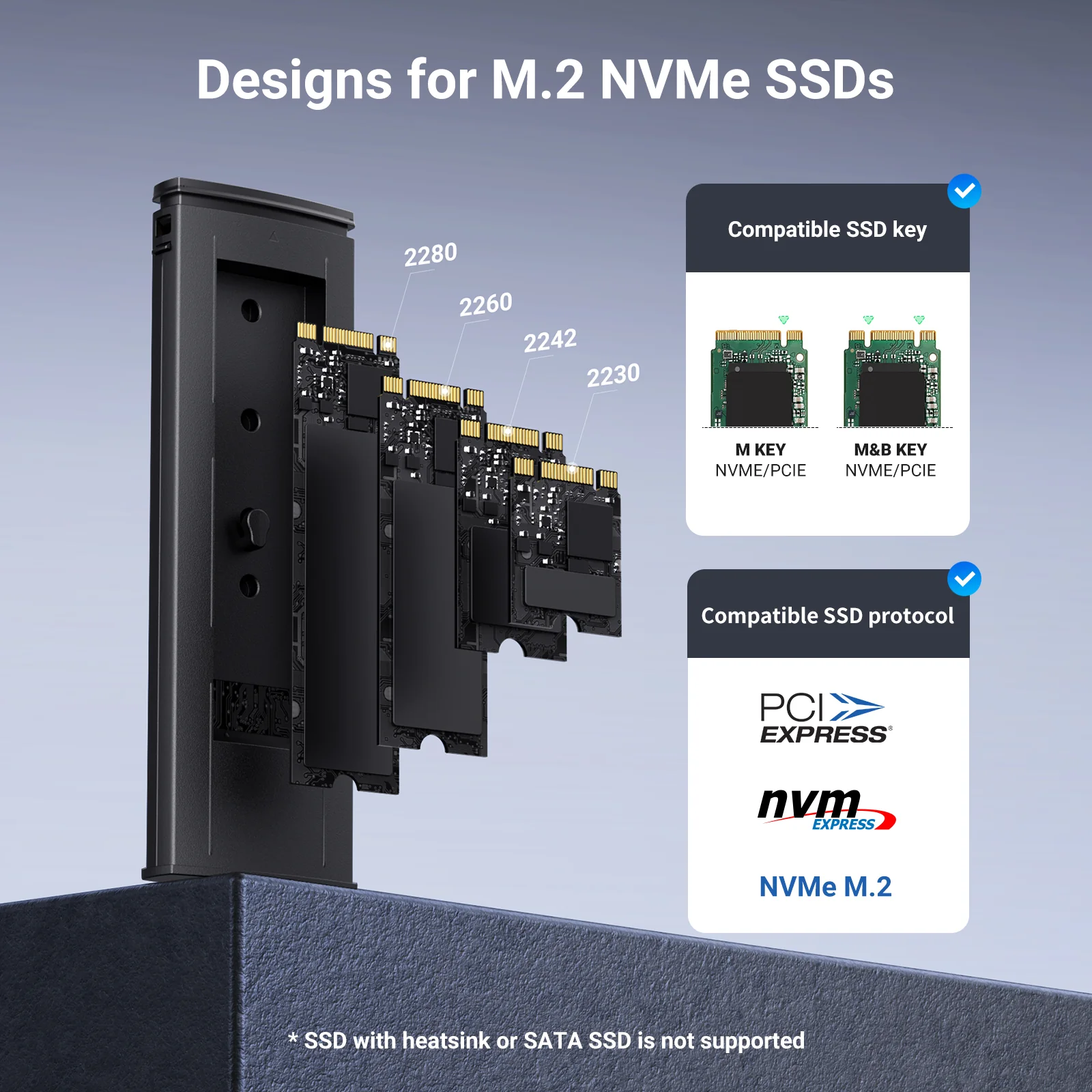 UGREEN M.2 NVMe SSD Enclosure Adapter - Image 3