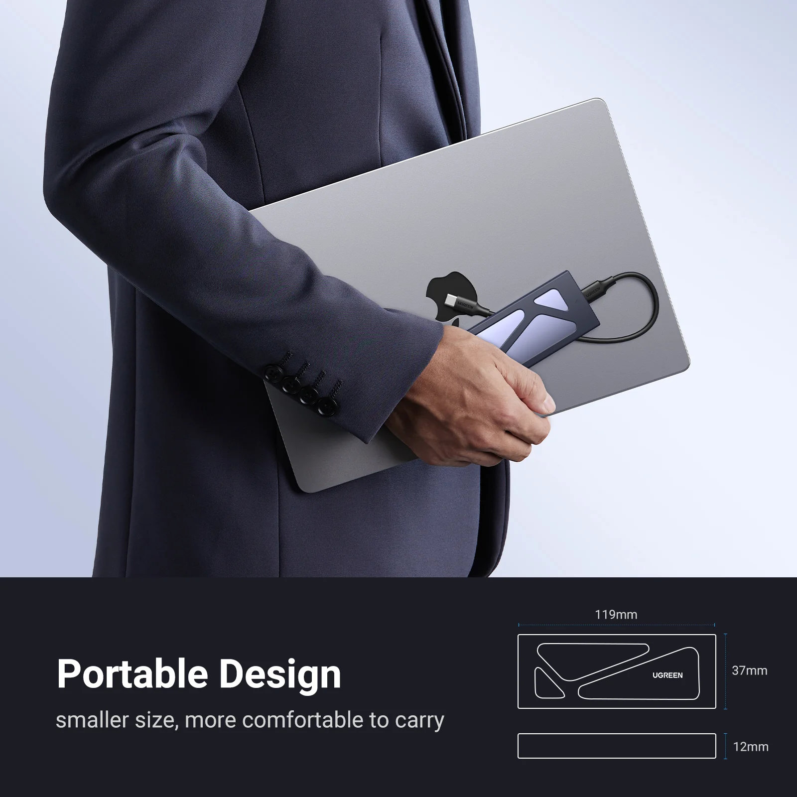 UGREEN M.2 NVMe SSD Enclosure Adapter - Image 7