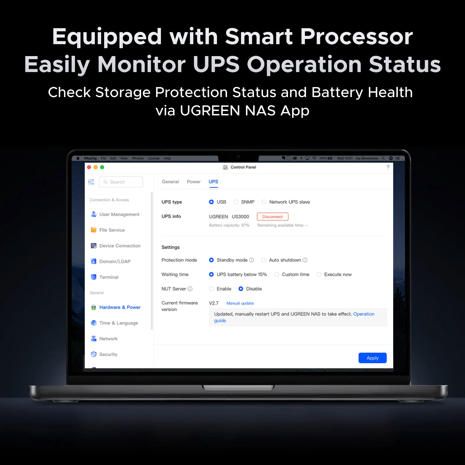 UGREEN NAS 120W DC Uninterruptible Power Supply - Image 6