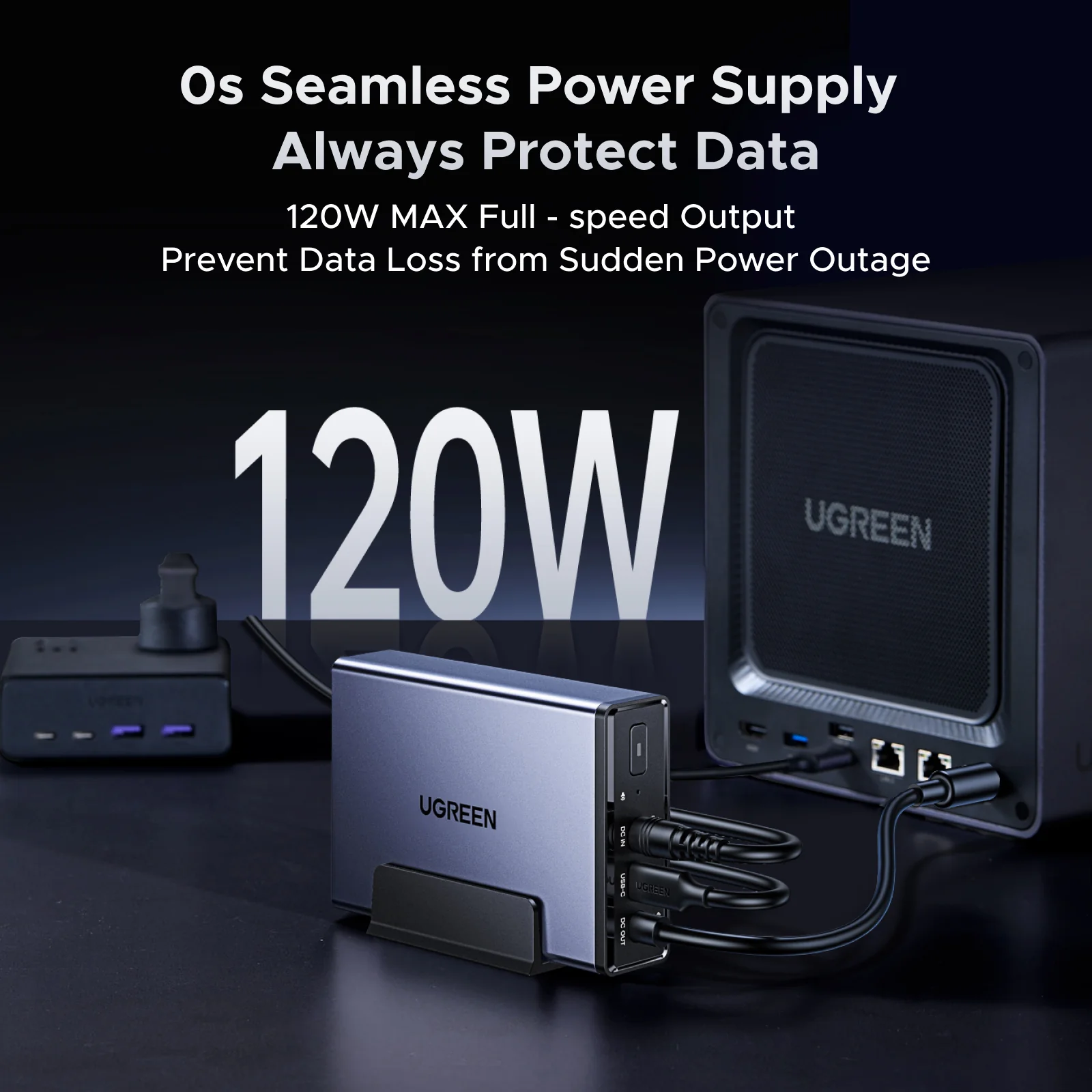 UGREEN NAS 120W DC Uninterruptible Power Supply - Image 7